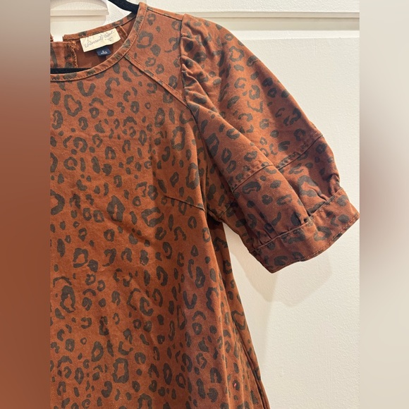 Target Denim Leopard Print Dress - Picture 6 of 11